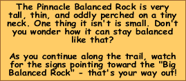 The Pinnacle Balanced Rock